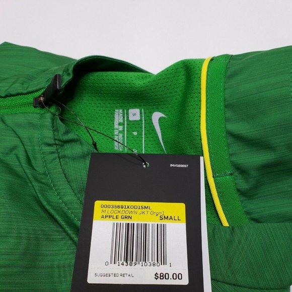 Nike Oregon Ducks Lockdown Jacket Men's Small MSRP $80 - Picture 4 of 7